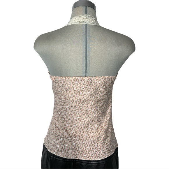 Garage Beige Florals Open Back Size SP - Picture 3 of 9